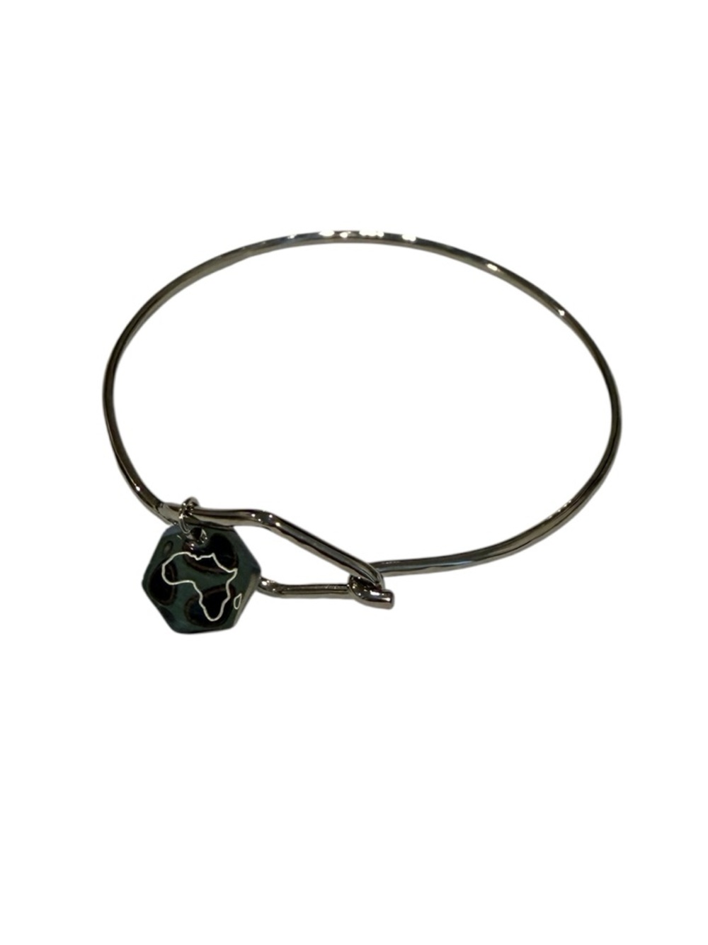 Sseko Silver Africa Charm Bracelet - Picture 3 of 3
